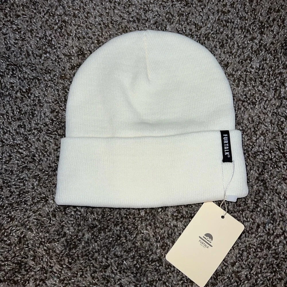 cream beanie